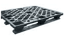 black plastic pallet