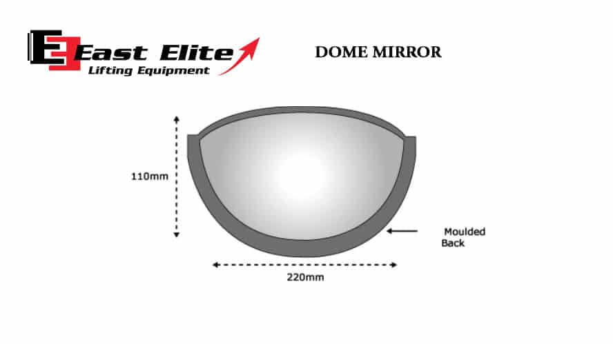 Forklift Mirror 180°